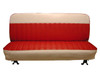 1960-1966 Chevrolet Pickup Front Bench Seat Upholstery Set In Madrid Grain Vinyl 2-Tone With White Accent