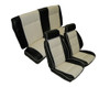 1981-1988 Pontiac Grand Prix Straight Bench Seat Upholstery Set - 50-50 Split Back 9 Pleats And Inserts