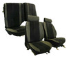 1985-1987 Chevrolet Camaro Front & Rear Seat Upholstery Set - Split Rear In Velour