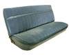 1973-1980 Chevrolet Pickup Front Bench Seat Upholstery Set - In Madrid Grain Vinyl With Regal Velour Cloth Inserts