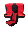 1993-1996 Chevrolet Camaro Deluxe Model Front & Rear Seat Upholstery Set - Solid Rear - In Velour