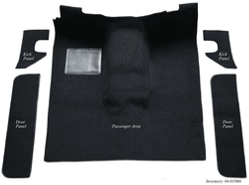 1974 International Travelall 4 Wheel Drive Carpet Passenger Area