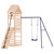  Outdoor Playset Natural pine, Blue Solid pine wood Large Durable A949-3156922