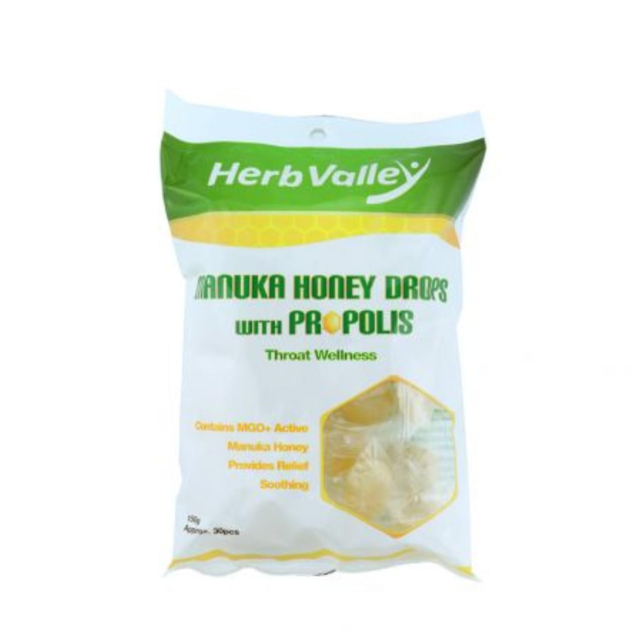  Herb Valley Manuka Honey Drops With Propolis 150g 