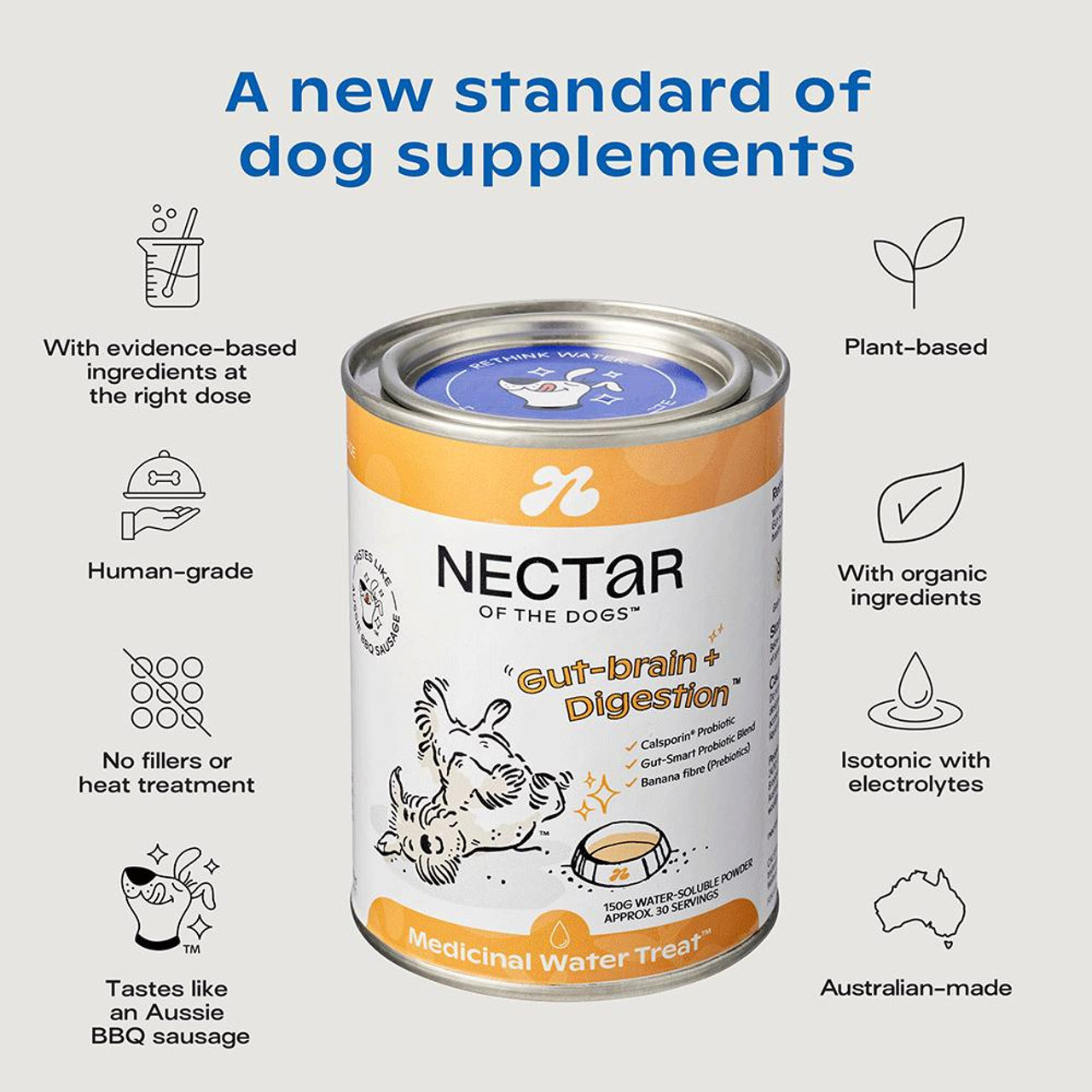  Nectar Of The Dogs Gut-Brain + Digest 150g 