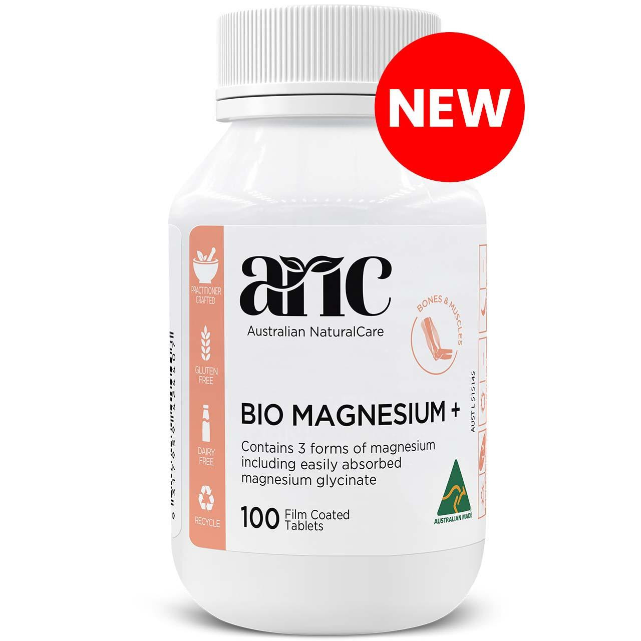 Australian NaturalCare Bio Magnesium + 100 tabs 