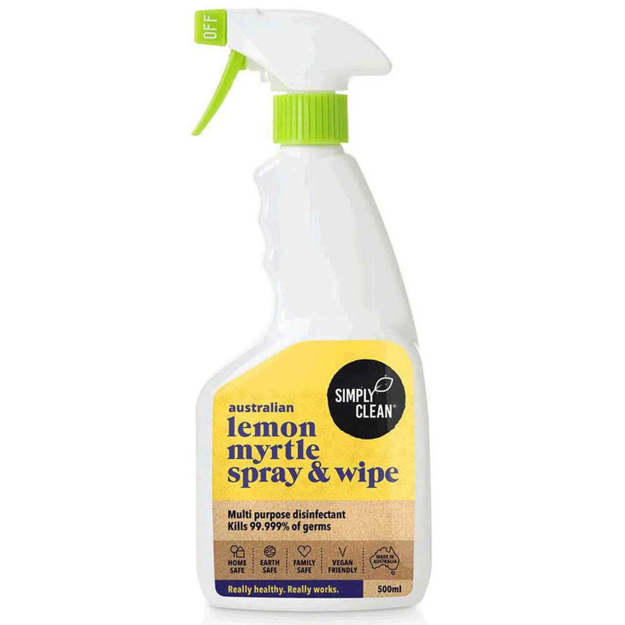 Simply Clean Lemon Myrtle Spray and Wipe 500ml