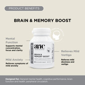 Australian NaturalCare Brain and Memory Boost 60 tabs 