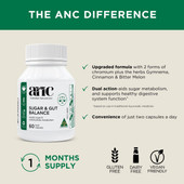 Australian NaturalCare Sugar & Gut Balance 60 caps 