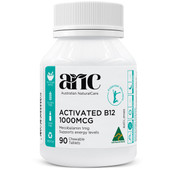 Australian NaturalCare Activated B12 1000mcg 90 tabs 
