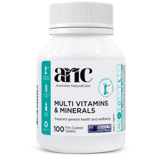 Australian NaturalCare Multi Vitamins & Minerals 100 tabs  Australian NaturalCare Multi Vitamins & Minerals 100 tabs