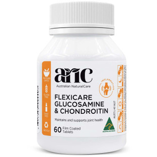 Australian NaturalCare Flexicare Glucosamine and Chondroitin 60 tabs  Australian NaturalCare Flexicare Glucosamine and Chondroitin 60 tabs