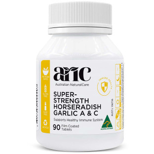 Australian NaturalCare Super-Strength Horseradish Garlic A & C 90 tabs  Australian NaturalCare Super-Strength Horseradish Garlic A & C 90 tabs