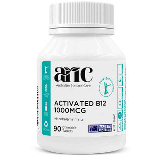 Australian NaturalCare Activated B12 1000mcg 90 tabs  Australian NaturalCare Activated B12 1000mcg 90 tabs
