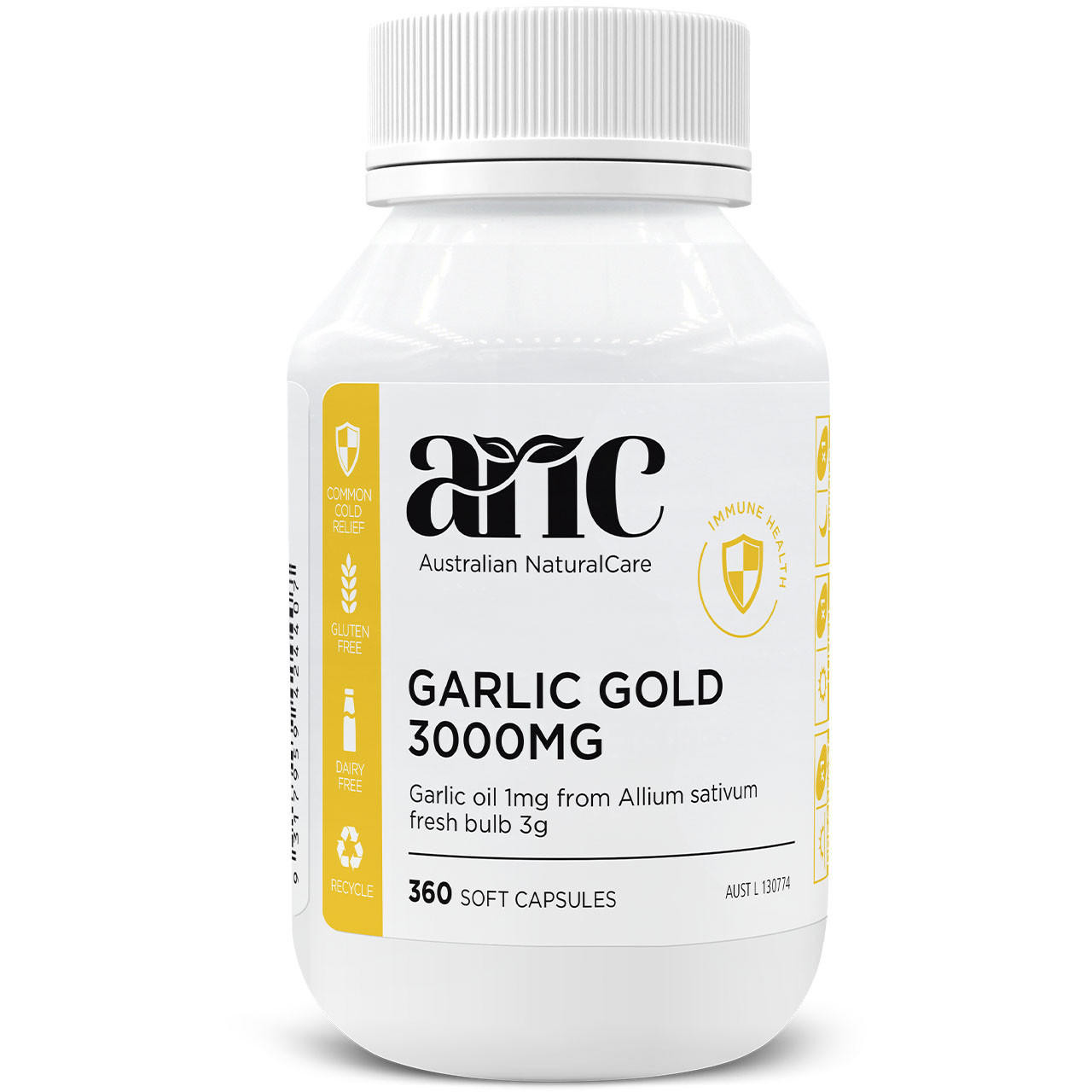 Image of Garlic Gold 3000mg 360 caps