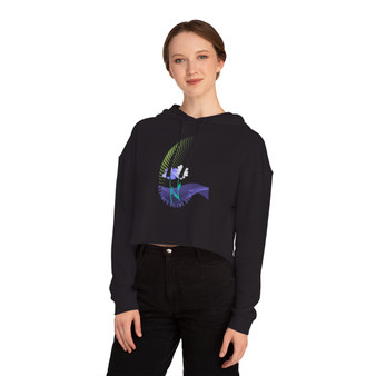 Women’s Cropped Hooded Sweatshirt_ Chic Vibes Cropped Hoodie_ Series SPW WCHSS PF001_Limited Edition