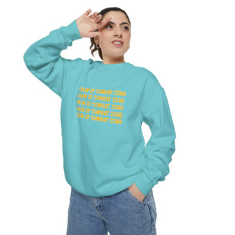 Unisex Garment-Dyed Sweatshirt_ Series SPW COCZ002_Limited Edition