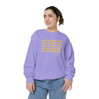 Unisex Garment-Dyed Sweatshirt_ Series SPW COCZ003_Limited Edition