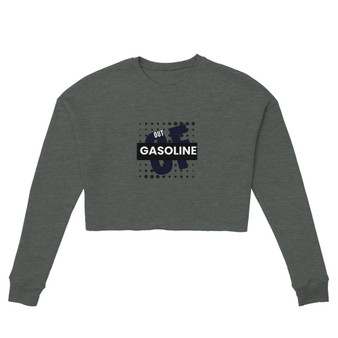 Cropped Sweatshirt_Bella+Canvas_Out of Gasoline_Bottle Green_Limited Edition