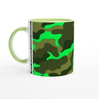 11oz Ceramic Mug with colour in-side_ Camouflage Series 005_Limited Edition