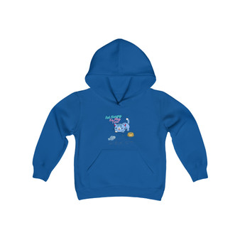 Youth Heavy Blend Hooded Sweatshirt - Cozy Comfort & Playful Prints for Active Kids_ Series SPW YHBHS001A_ Limited Edition