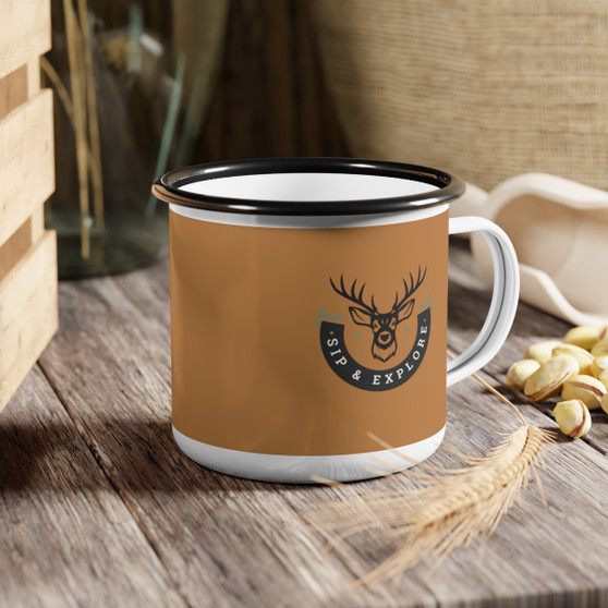 Enamel Camp Cup -  NSeries SPW ECC PT2BC003_ Wilderness Wanderer Limited Edition by WesternPulse