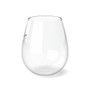 Stemless Wine Glass, 11.75oz_ The glass exudes charm & quality_ Series SPW SWG PT2BC001