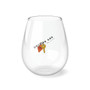 Stemless Wine Glass, 11.75oz_ The glass exudes charm & quality_ Series SPW SWG PT2BC002