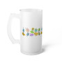 Frosted Glass Beer Mug 16oz_ Series SPW FGBM FT2BC001_Limited Edition by WesternPulse