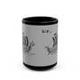 Black Mug (11oz, 15oz)_ NSeries SPW CBM PT2BC017_ Limited Edition Black Ceramic Mug by WesternPulse