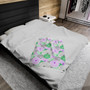 Velveteen Plush Blanket_ N Series SPW VPBS PT2BC002_Personalized Limited Edition By WesternPulse 