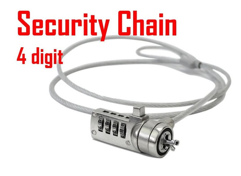 Password 4 Digit Security Computer Lock Anti-theft Chain Notebook PC ...