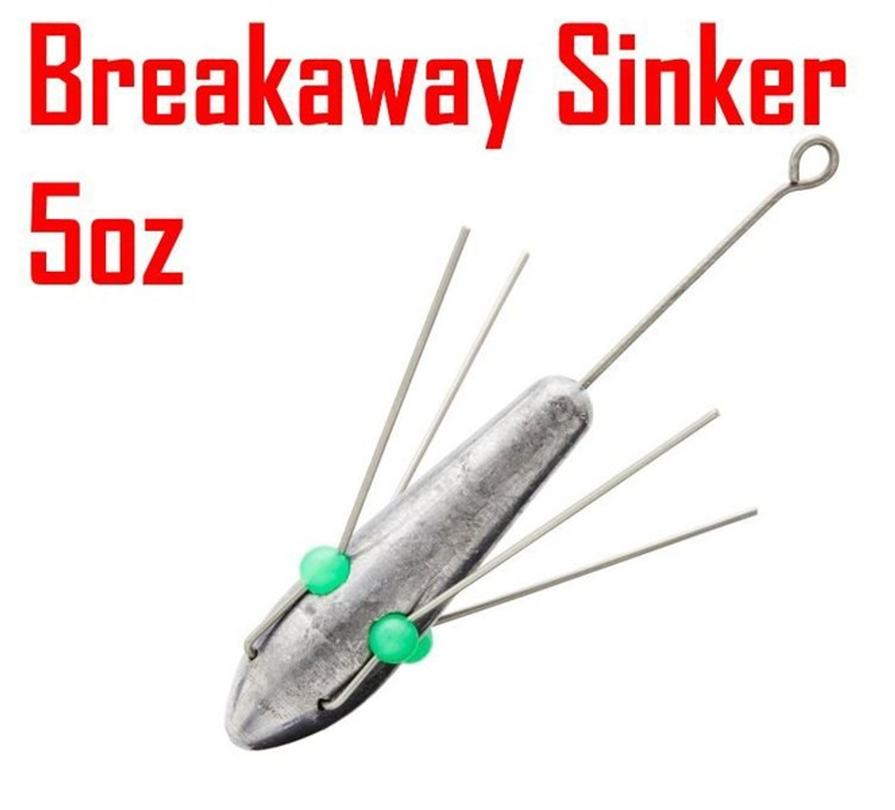 5oz 125g Breakaway Lead Sinker Claw Sinker Current Grip Sinkers