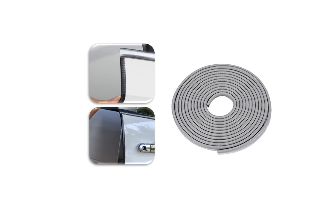 Grey 5M Car Door Edge Guard U Shape Edge Trim Rubber Seal Corner