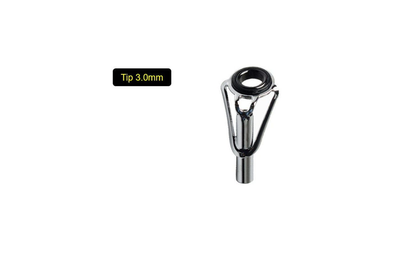 1pc Rod Tip 3mm Fishing Rod Pole Guide Tip Top Ring Eye Repair - Hello Easy  Shopper