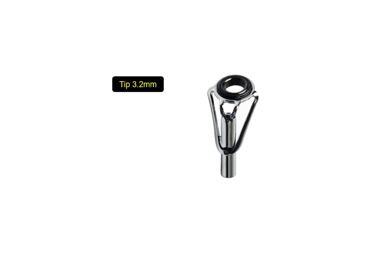 1pc Rod Tip 3.2mm Fishing Rod Pole Guide Tip Top Ring Eye Repair - Hello  Easy Shopper