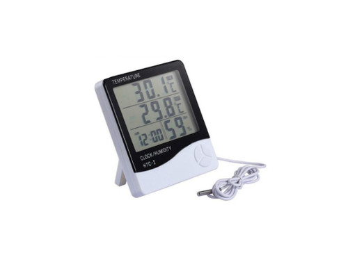 Indoor & Outdoor Digital LCD Hygrometer with Probe Thermometer Humidity