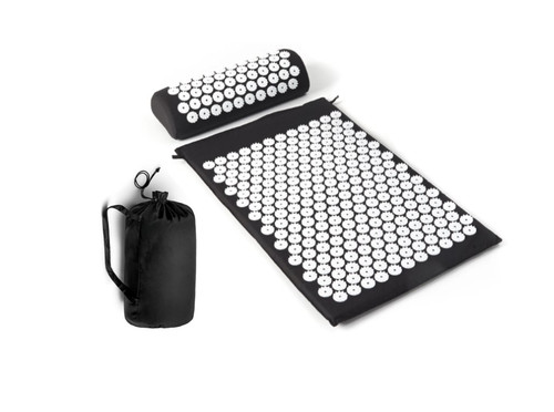 Acupressure Mat & Pillow Pain Stress Tension Therapy Muscle Relaxation