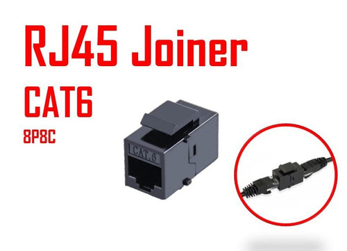 Cat6 Cat5e RJ45 Joiner Coupler Connector Extender Ethernet Network Cable
