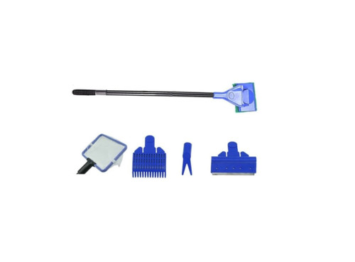 5 in 1 Aquarium Fish Tank Cleaning Tool Kit Gravel Rake Brush Algae Scraper 5 in 1 Aquarium Fish Tank Cleaning Tool Kit Gravel Rake Brush Algae Scraper