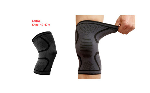 Large Knee Support Bandage Sports Leg Braces Compression Sport Sleeve