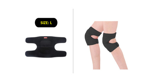 Large Adjustable Knee Pad Support Breathable Brace Bandage Sports Leg