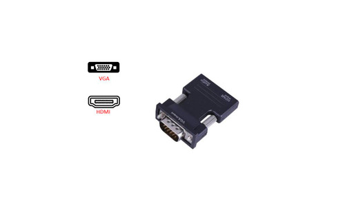 HDMI to VGA Adapter Converter + 3.5 mm audio Dongle A3399