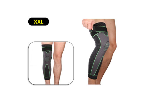 XXL FULL SLEEEVE Knee Support Sleeve Adjustable Breathable Brace Bandage