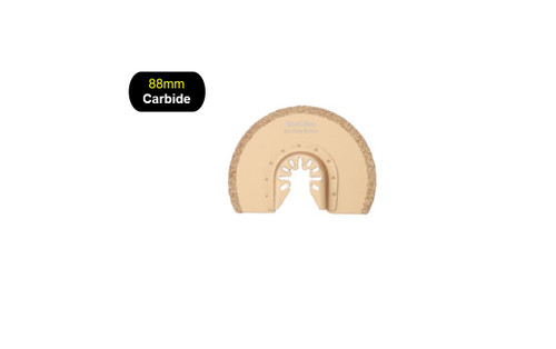 88mm Carbide Semicircle Multitool Saw Blade Kit Multi tool Oscillating