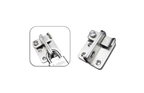 45mm Flip Door Latch Padlock Hasp Staple Clasp Gate Lock Stainless