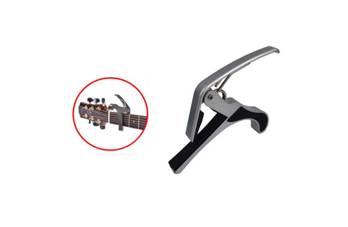Silver Capo Guitar Alloy Musical  Accessories Quick Spring For all guitars
