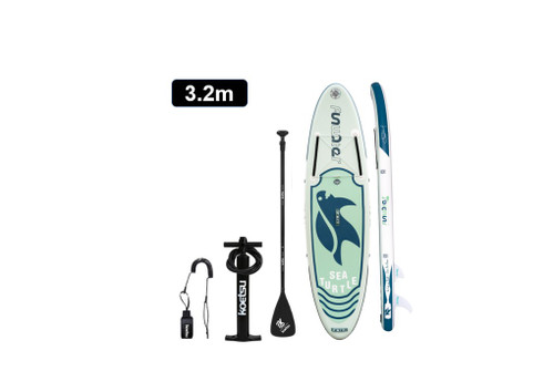 3.2m SUP complete kit Inflatable Stand Up Paddle Board Surfboard Pump A4545