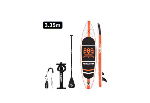 3.35m SUP complete kit Inflatable Stand Up Paddle Board Surfboard Pump