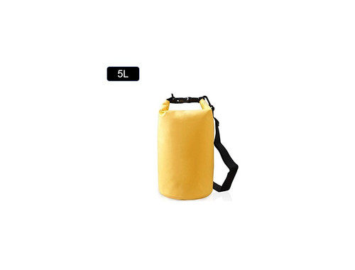 YELLOW 5L Waterproof Dry Bag Dry Storage Bag Heavy Duty